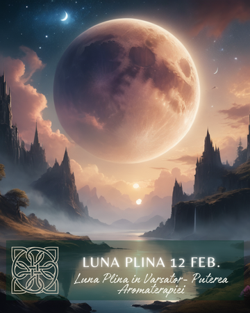LUNA PLINĂ ÎN VARSATOR ȘI PUTEREA AROMATERAPIEI
