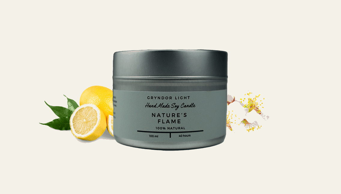Lumanare Parfumata Nature's Flame Aromatherapy
